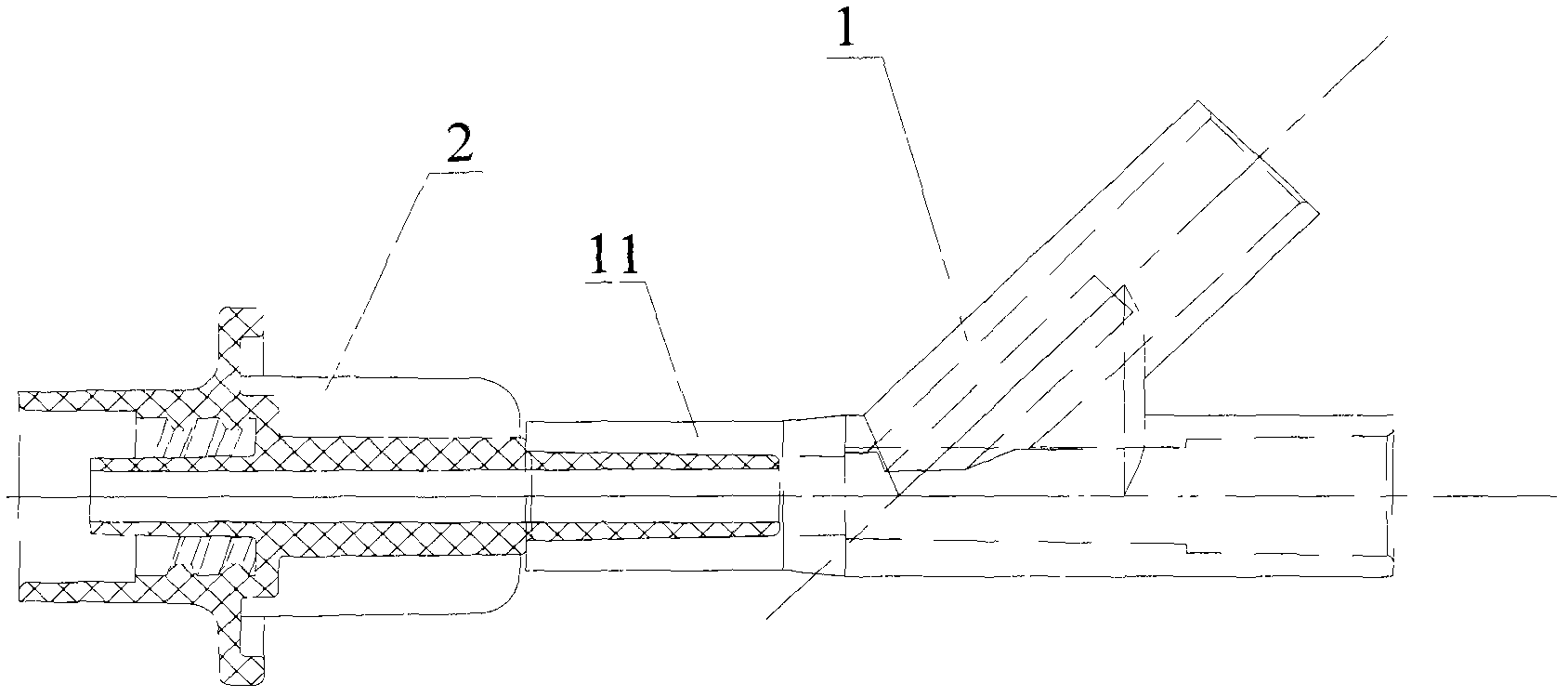 Combination joint and production method thereof