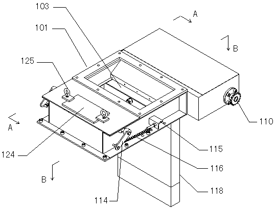 Rotating-unloading-type air-lock controllable unloading machine