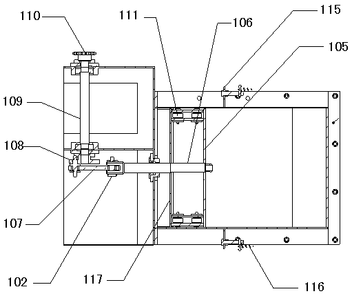 Rotating-unloading-type air-lock controllable unloading machine