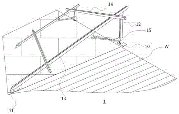 Mounting frame for photovoltaic panel