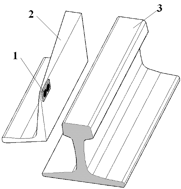 Method for accurately monitoring closure distance between switch rail and base rail of turnout