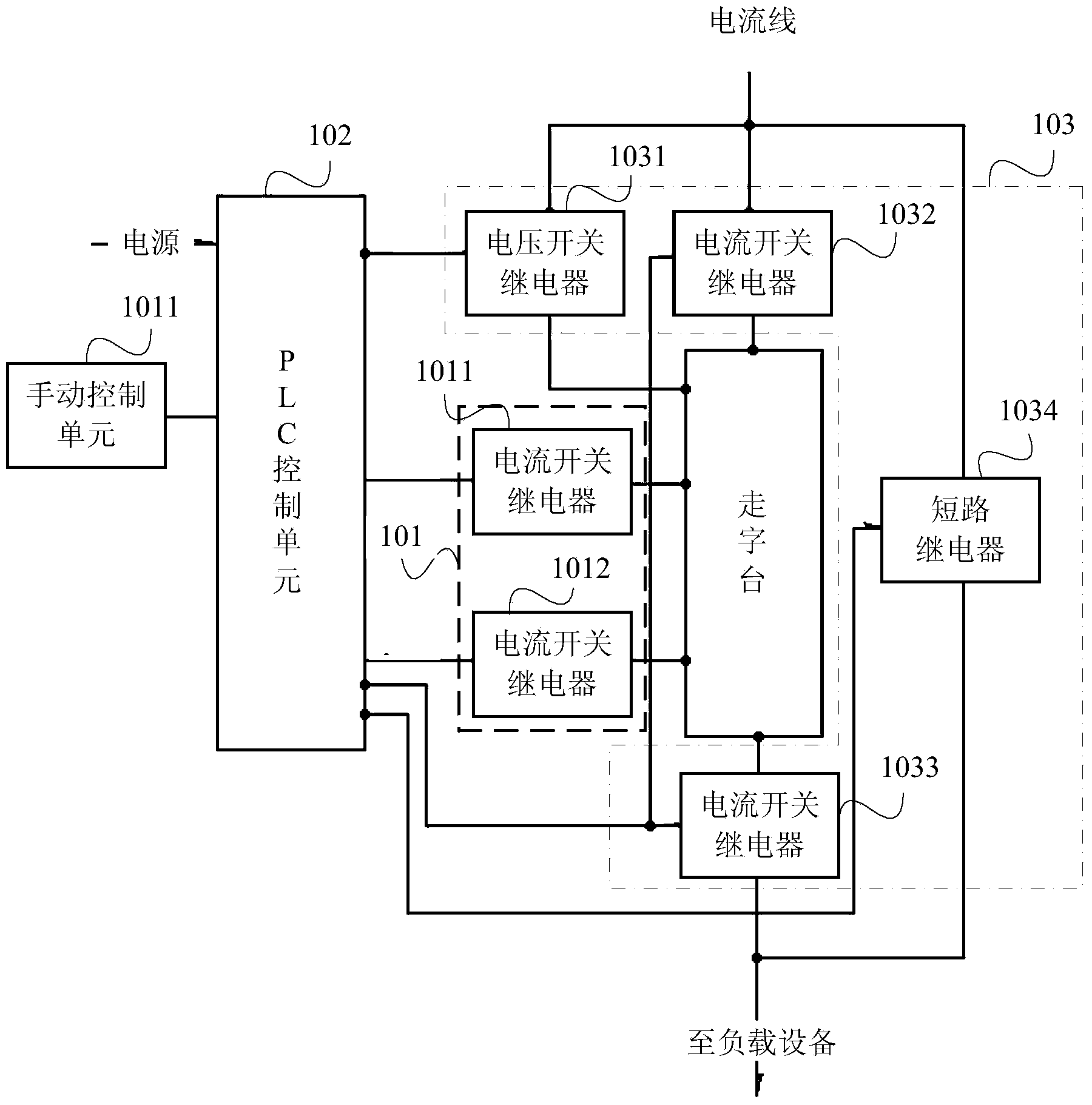 An electric meter abnormity switching apparatus