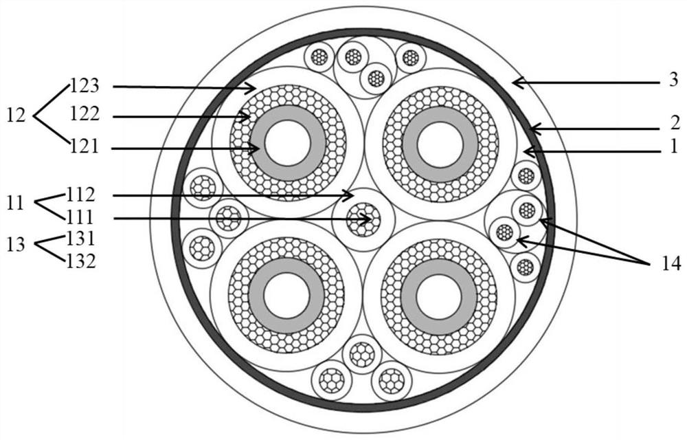 Liquid cooling charging cable and preparation method and application thereof