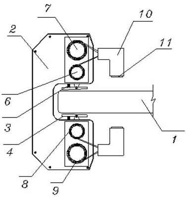 Anti-static aluminum-plastic composite packaging bag and processing equipment thereof