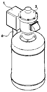 Sulfuric acid storage tank breathing valve with drying function