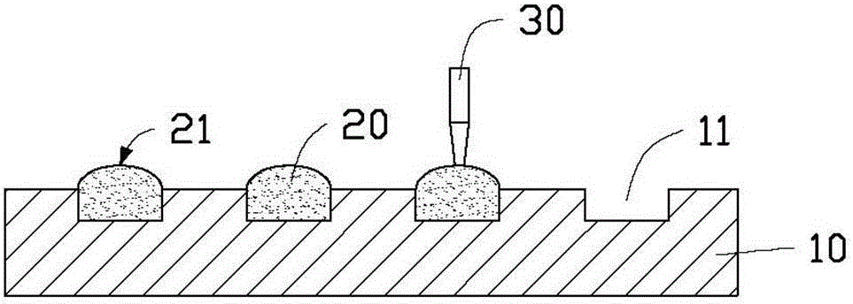 Manufacturing method of light-emitting diode light-emitting device