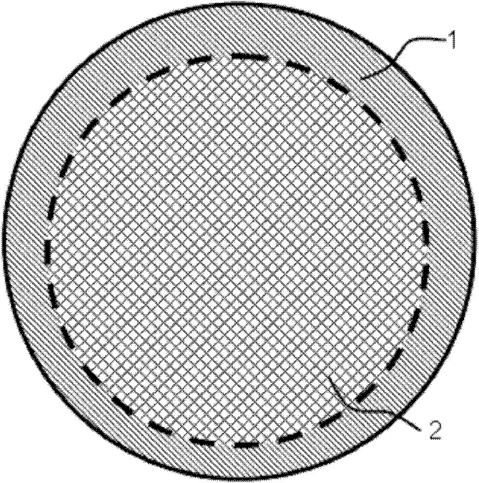 Technology of drop-out printing for manufacturing micron-sized salient point on wafer