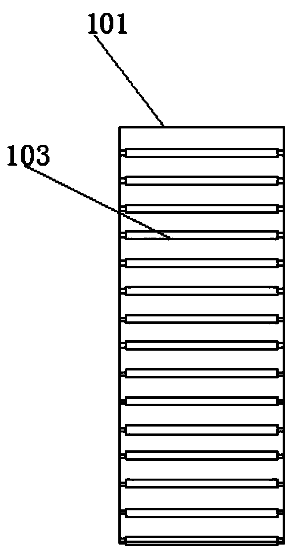 Brick body angle adjusting device for fly ash brick conveying device