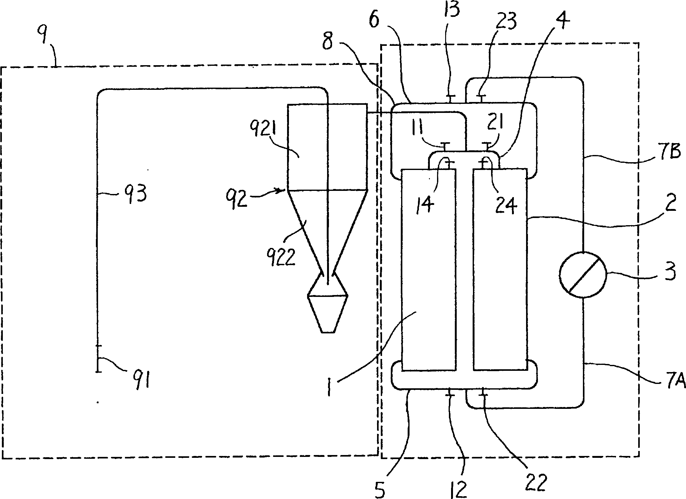 Energy-converting attraction-type power system