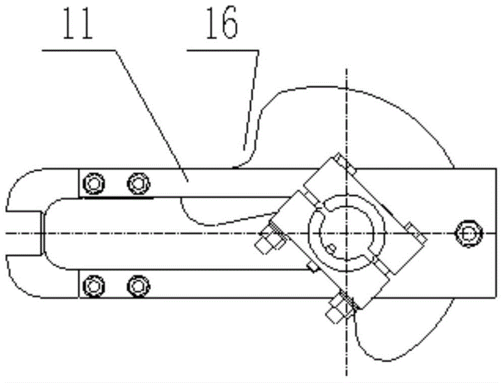 Mechanical interlocking transmission device of isolating switches