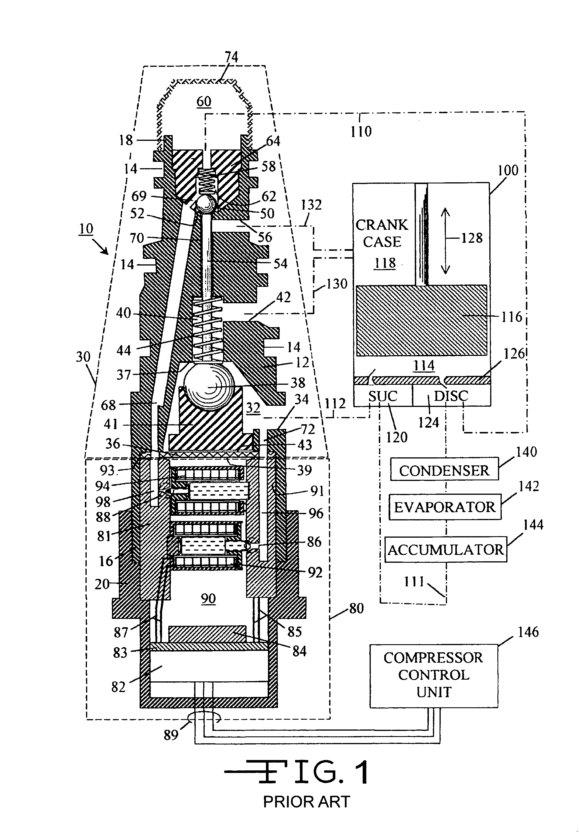 Microvalve device suitable for controlling a variable displacement compressor