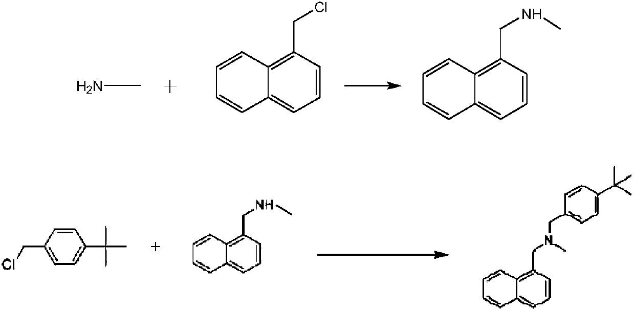 Method for synthesizing butenafine