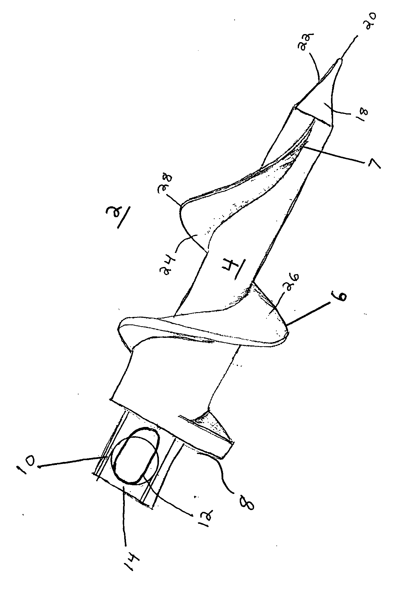 Threaded suture anchor with starting pitch