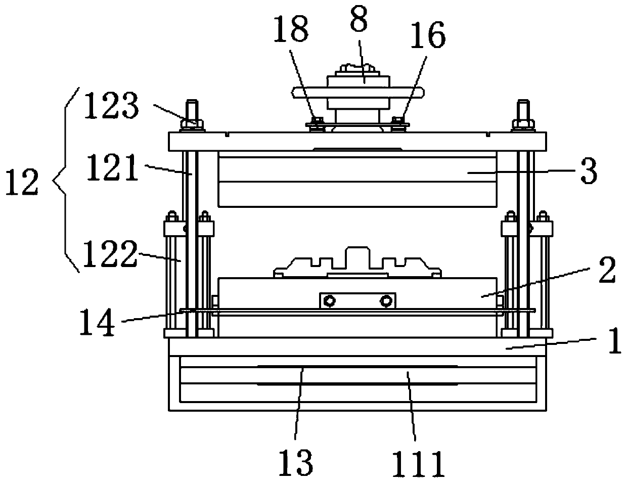 Mold capable of quickly positioning and preventing looseness for casting engine cylinder head