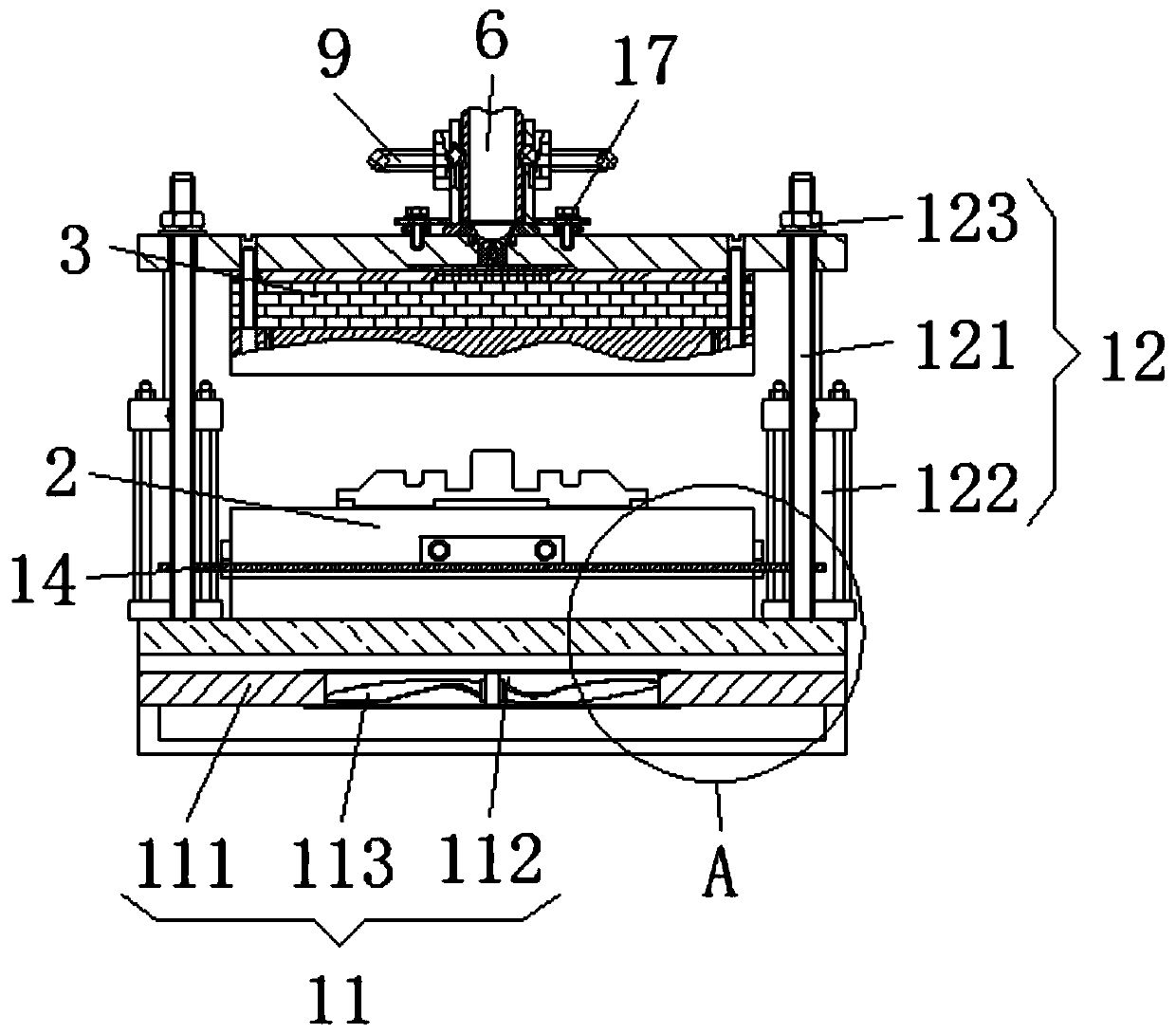 Mold capable of quickly positioning and preventing looseness for casting engine cylinder head