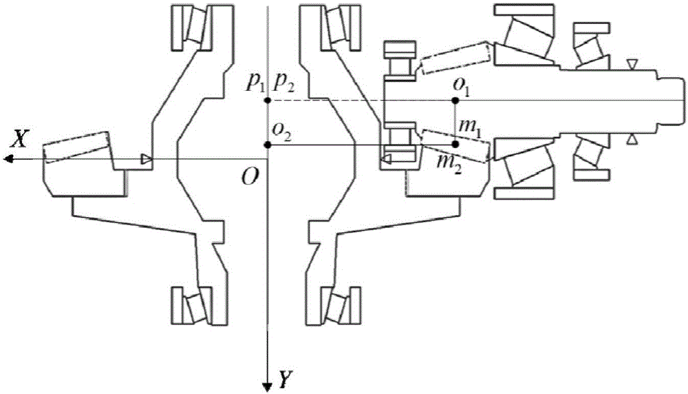 Hypoid gear contact calculation method considering misalignment quantity influence