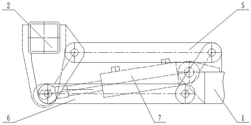 Multifunctional tractor chassis with adjustable ground clearance