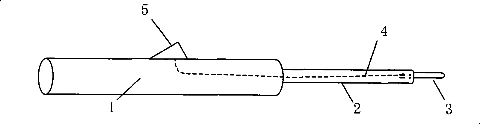 Retina central artery probe