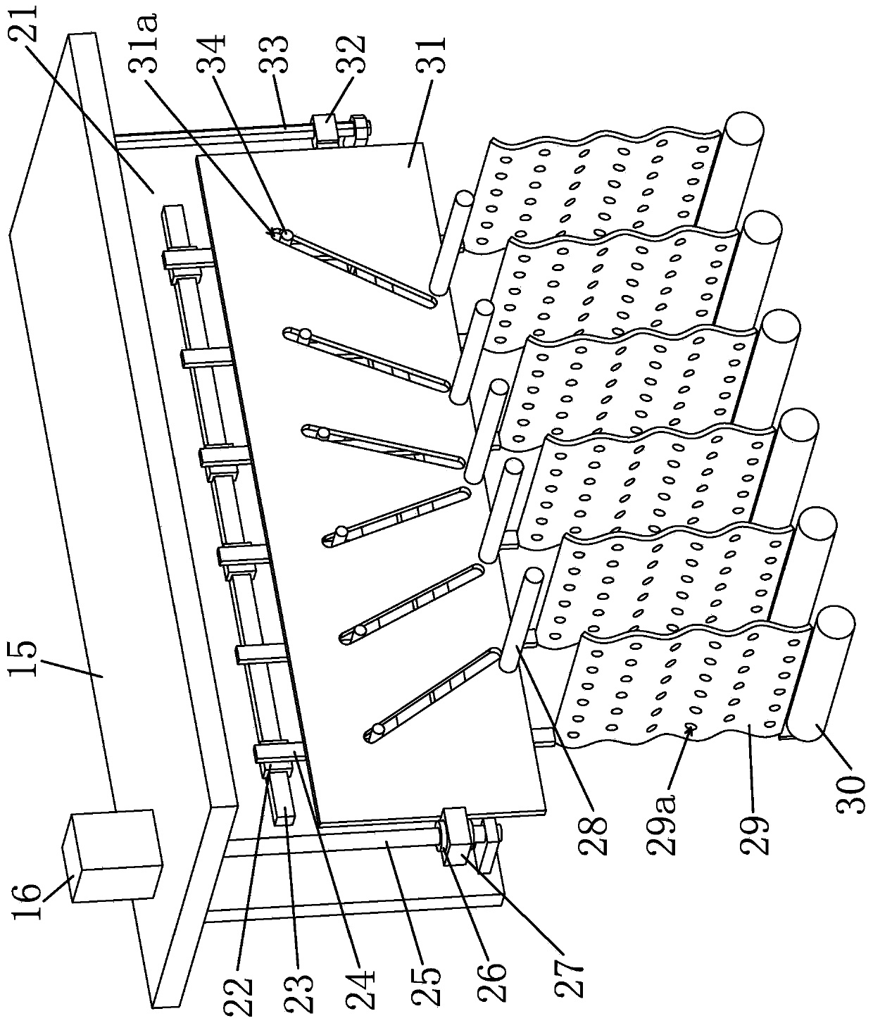 Method and device for manufacturing quick-drying cool nursing pad