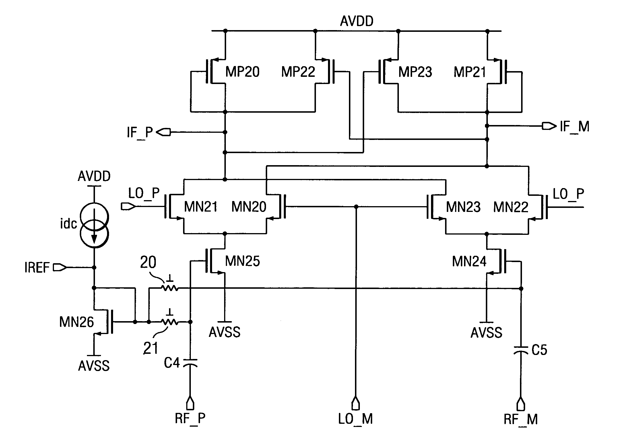 Inverse function method for semiconductor mixer linearity enhancement