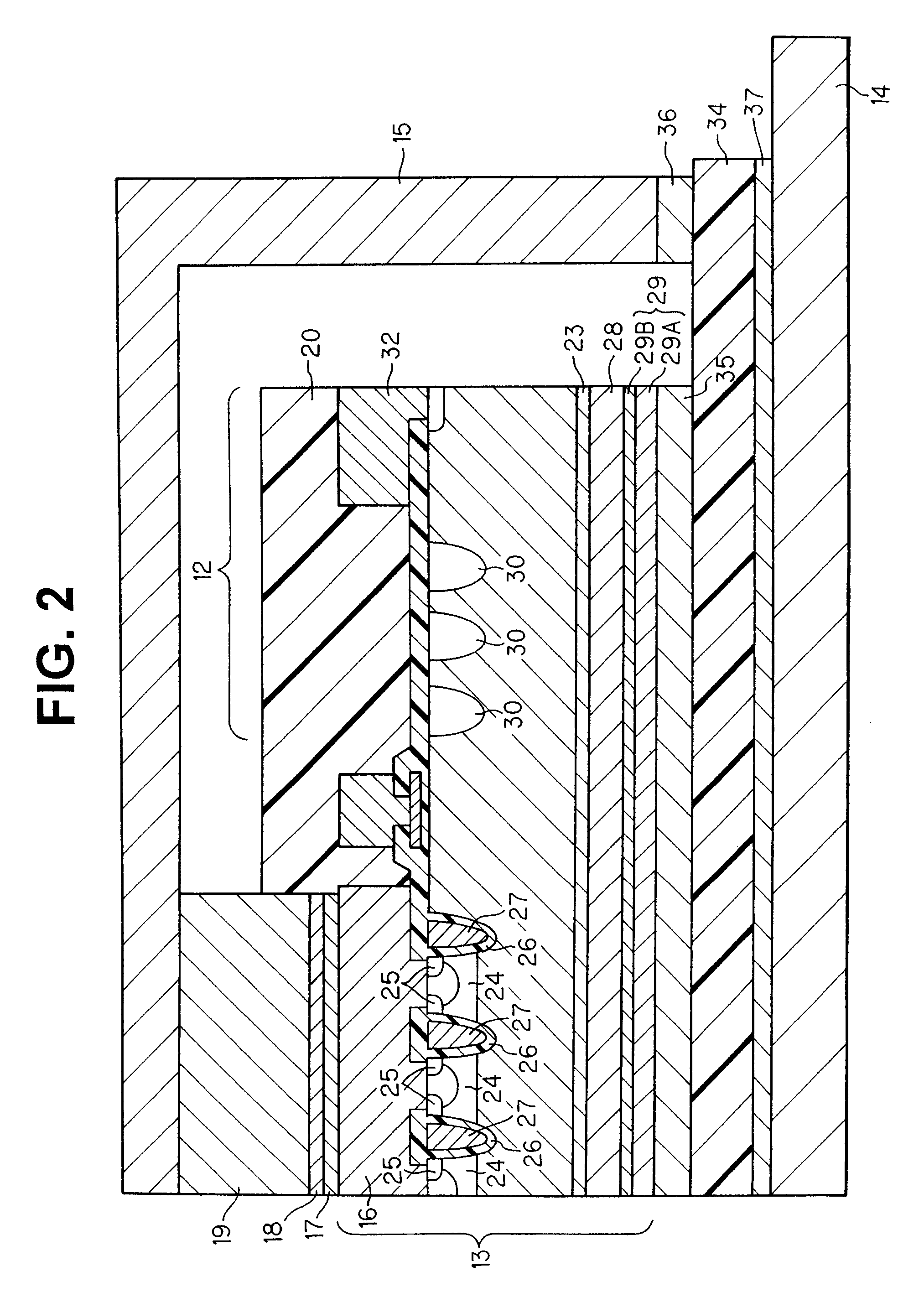 Semiconductor device module structure