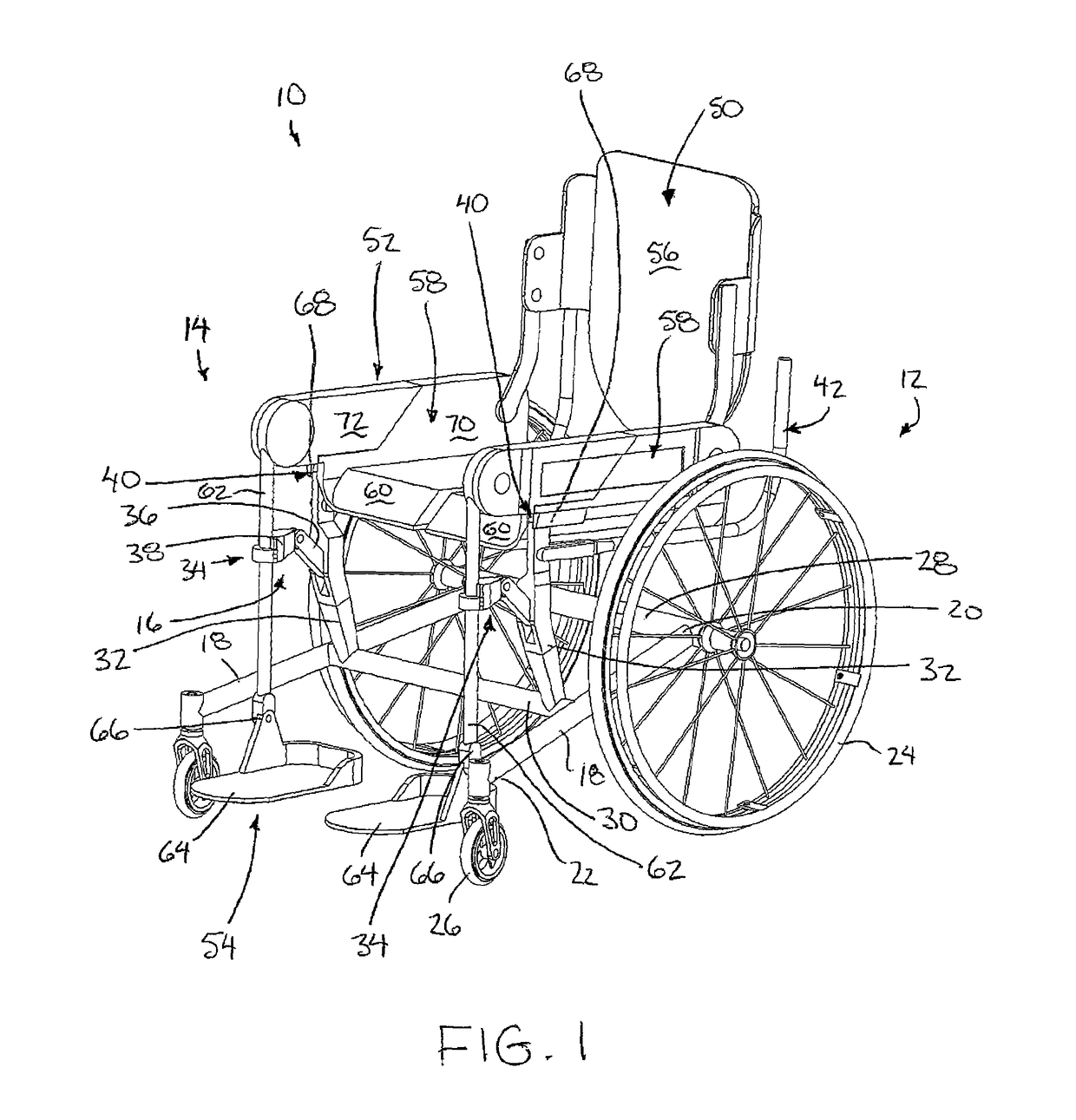 Mobility system including an exoskeleton assembly releasably supported on a wheeled base