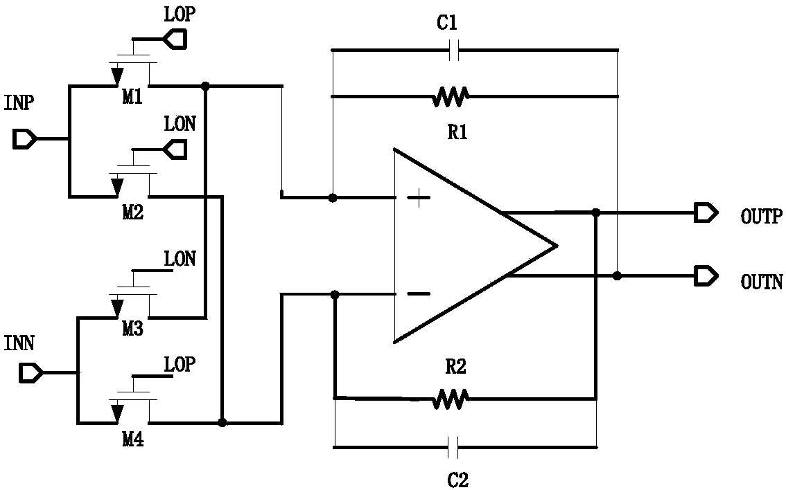 Low power consumption radio frequency front-end integrated circuit oriented to NB_loT