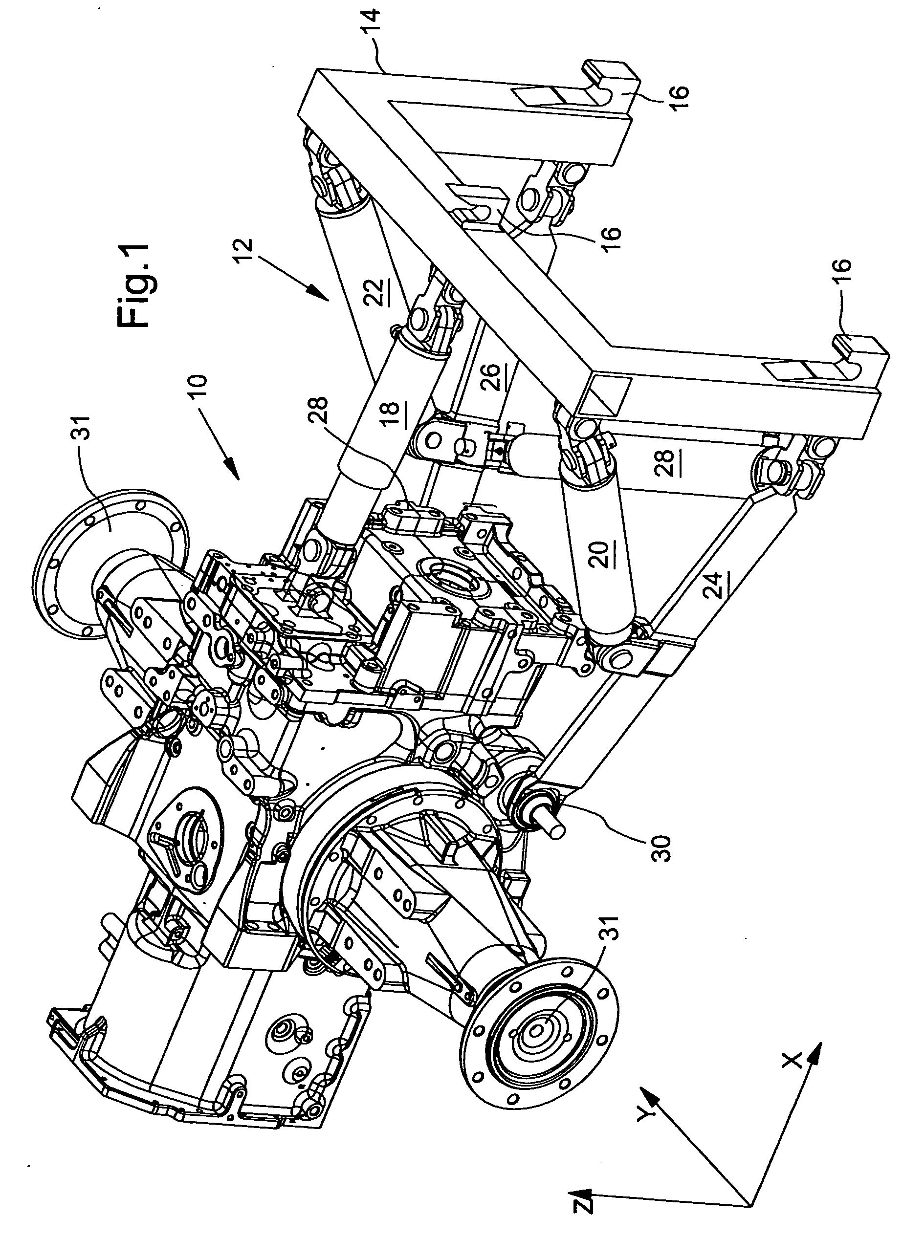 Apparatus for coupling an implement to a working vehicle