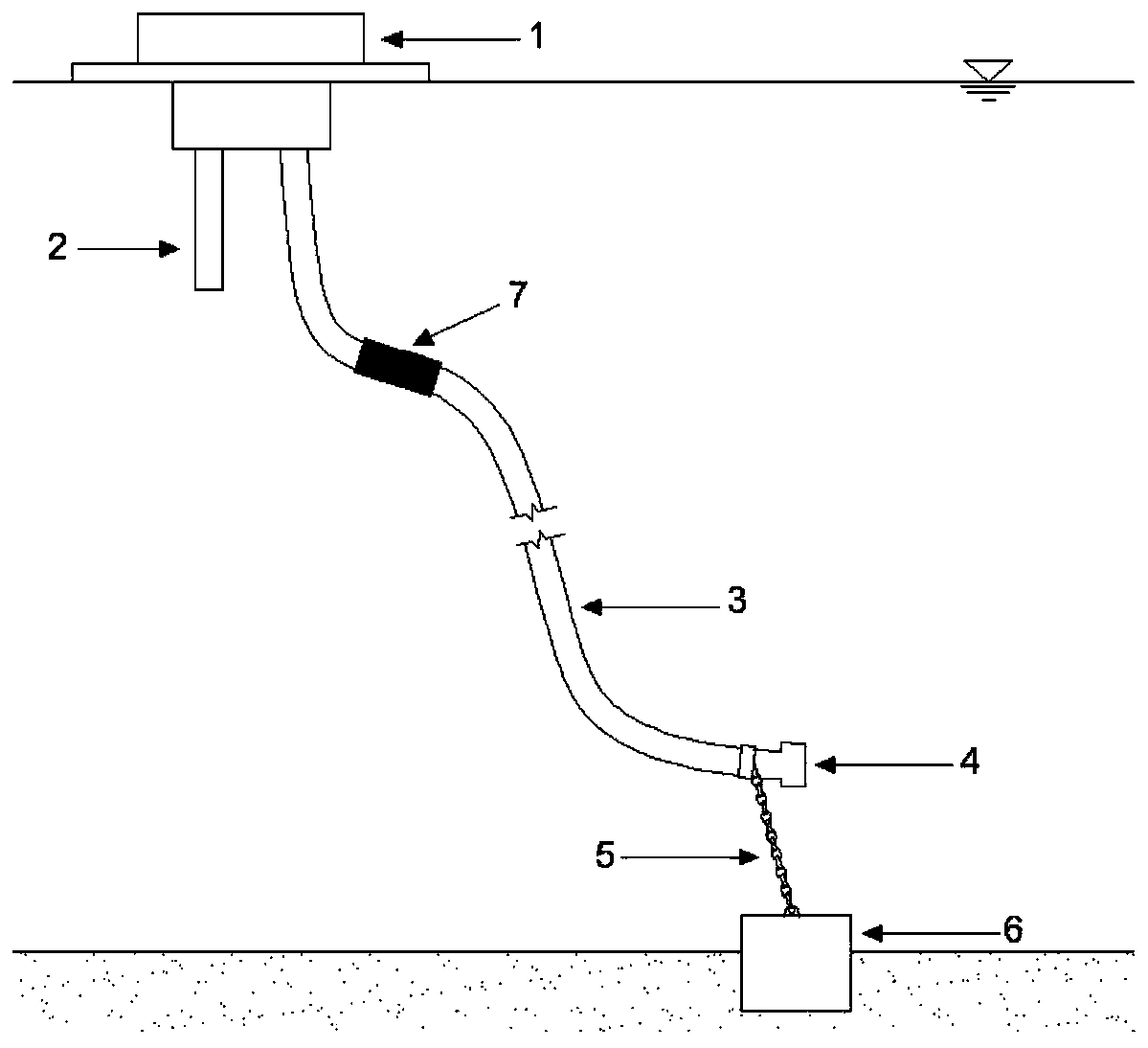 Pavement type seawater pipeline system for ocean temperature difference energy power generation