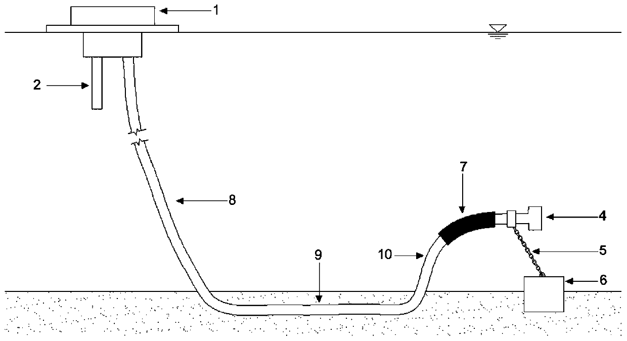 Pavement type seawater pipeline system for ocean temperature difference energy power generation