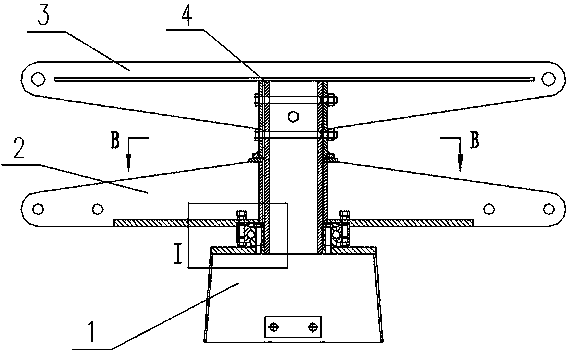 Rotary derrick cap