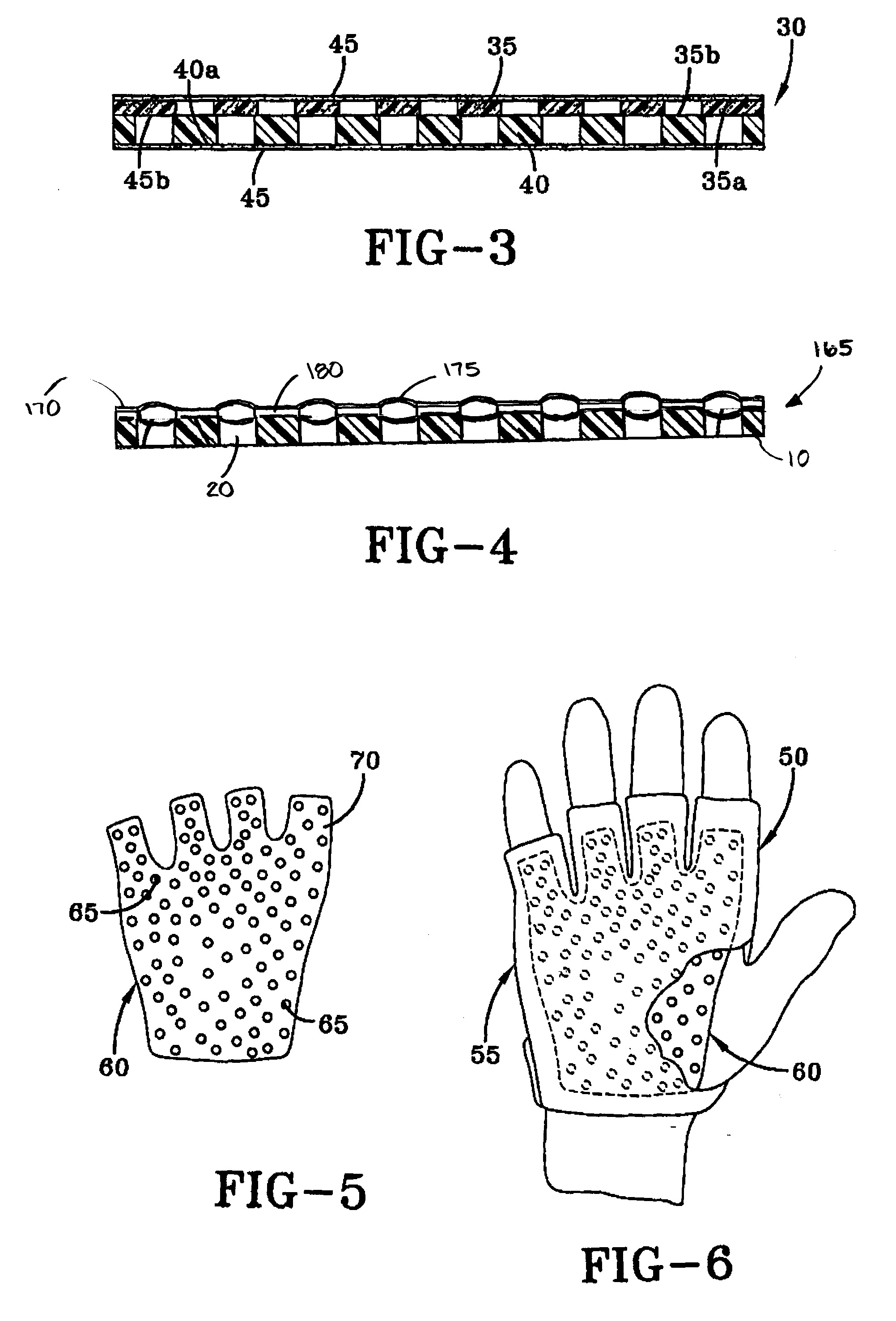 Impact and/or vibration absorbent material and protective articles making use thereof