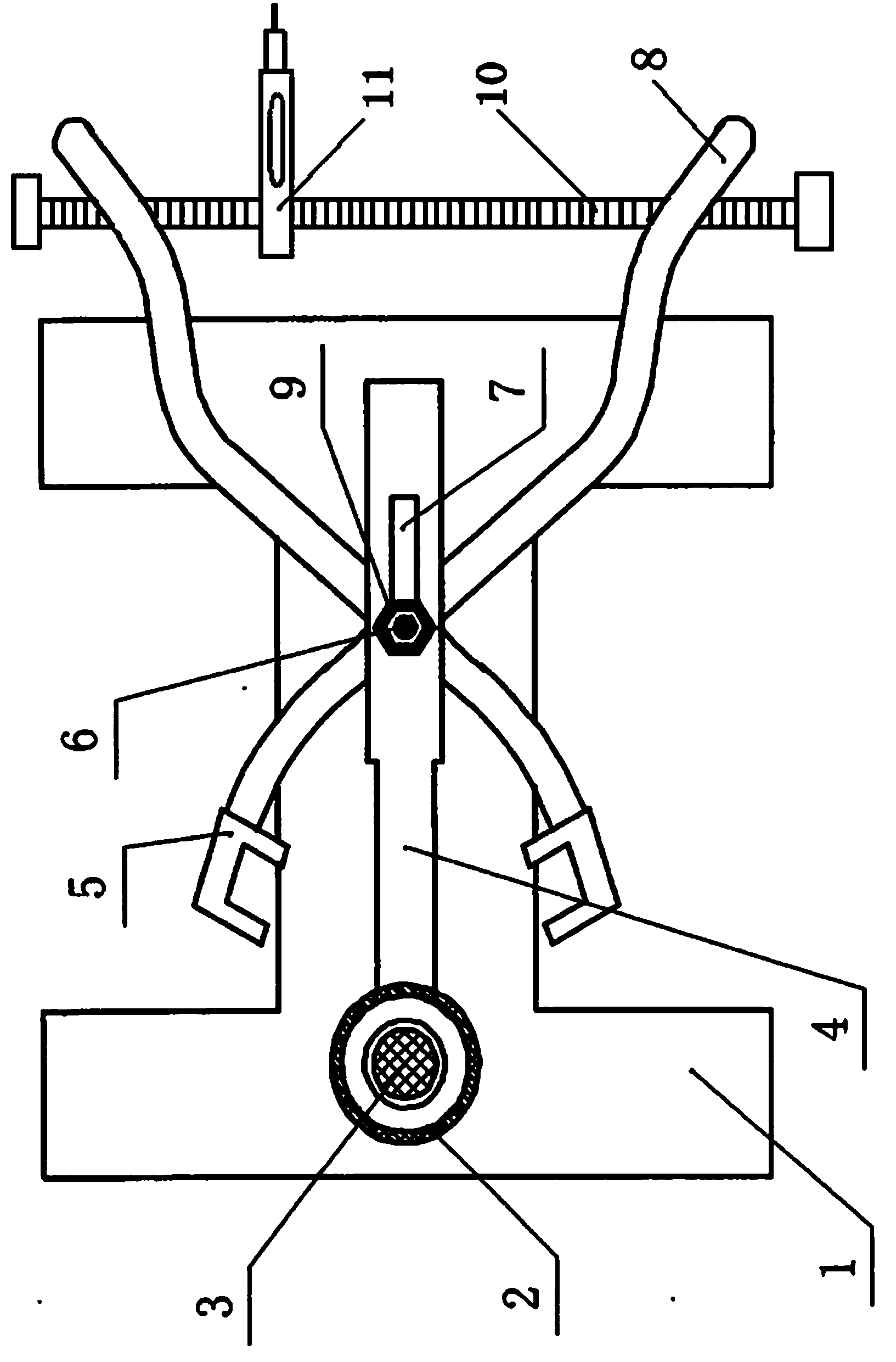Isolation-switch contact-finger dismounting device