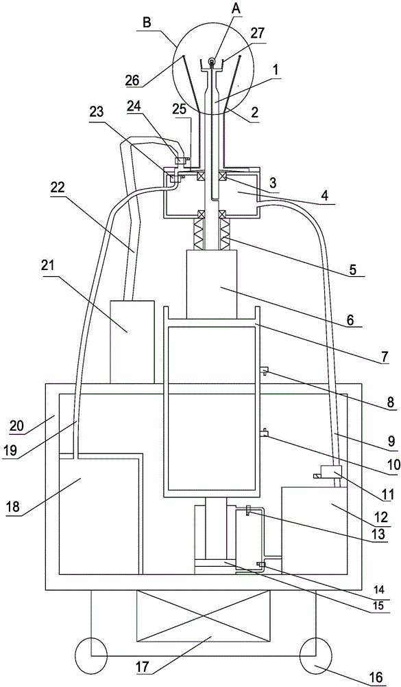 Remaining fuel recovery system for fuel tank of scraped car and working method of remaining fuel recovery system