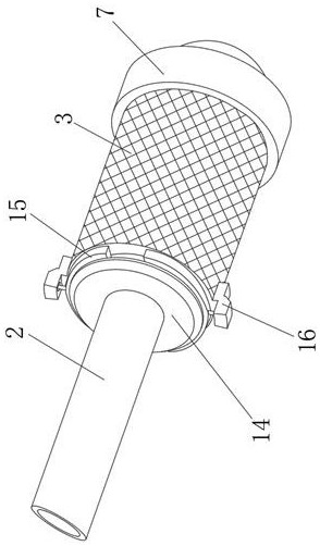 Hydrogeological water quality sampling device and use method thereof