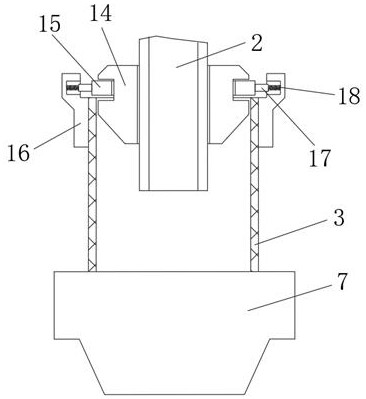 Hydrogeological water quality sampling device and use method thereof