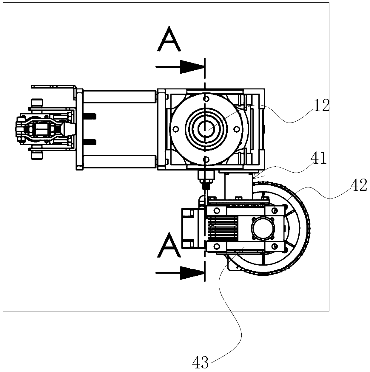 Distribution barrel overturning device