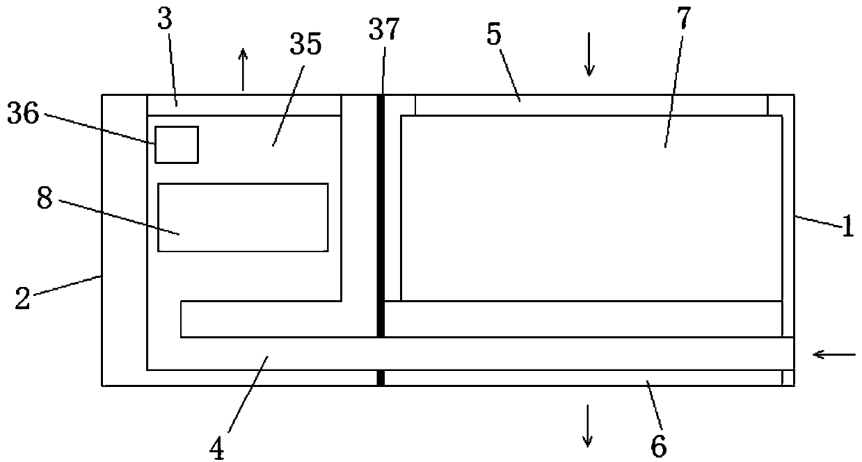 Air duct device and air treatment equipment