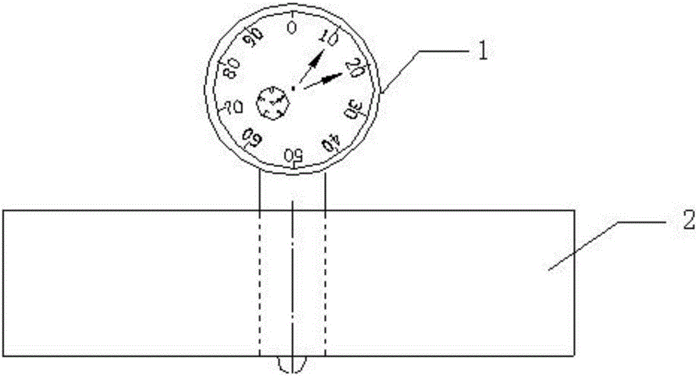 Groove depth measurement apparatus and method for measuring groove depth