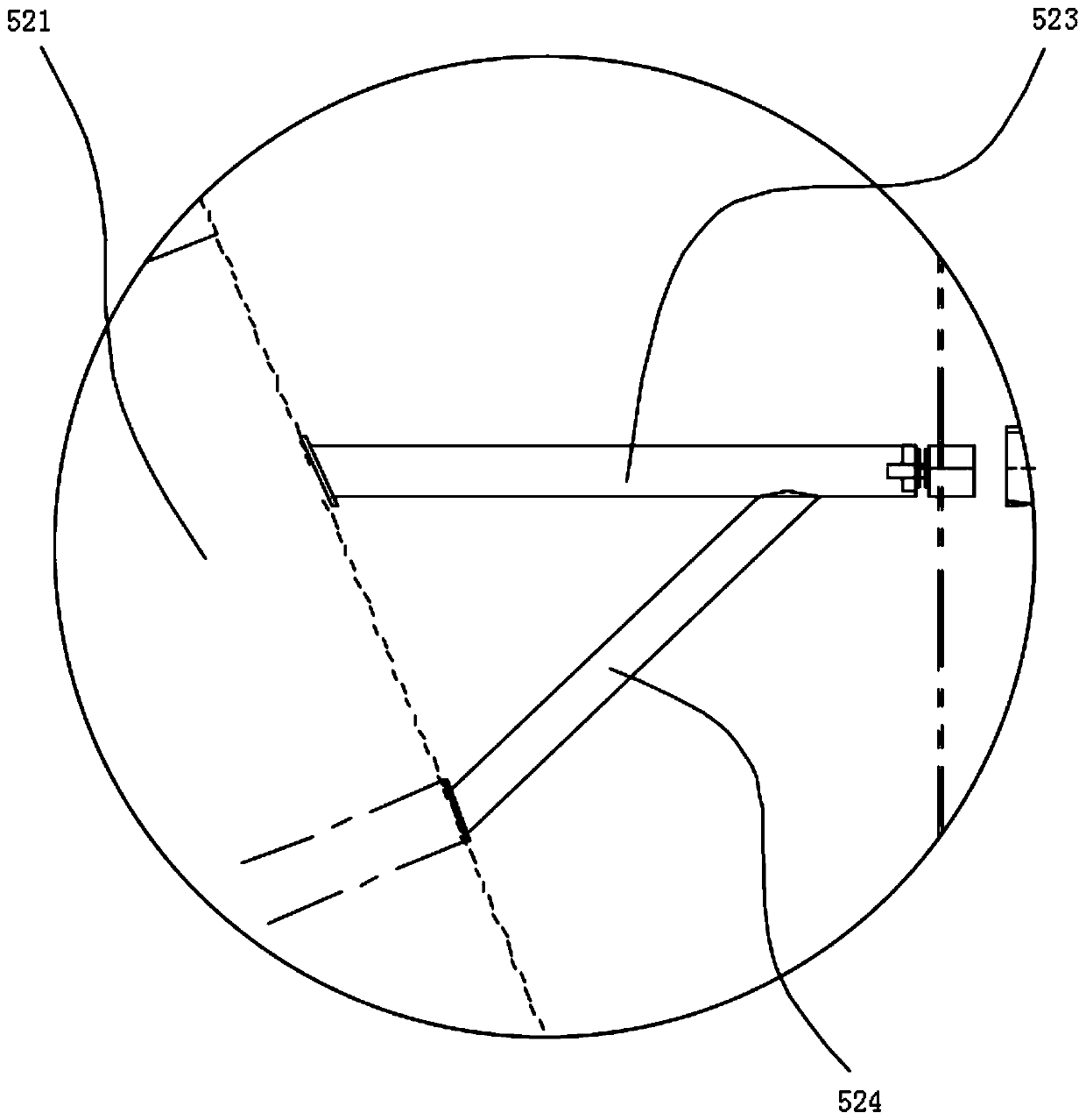 A crane based on hydraulic system