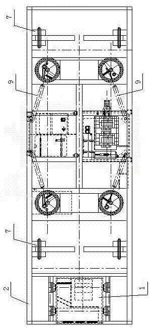 Carrying and storing method of wind tower