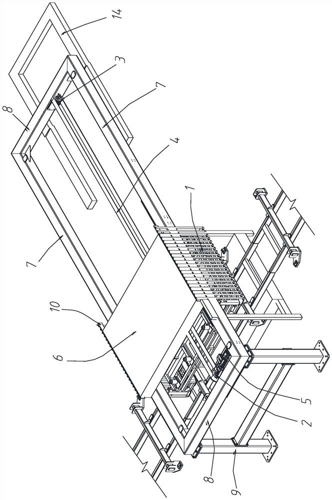 Aerial transverse-pulling swinging conveying equipment