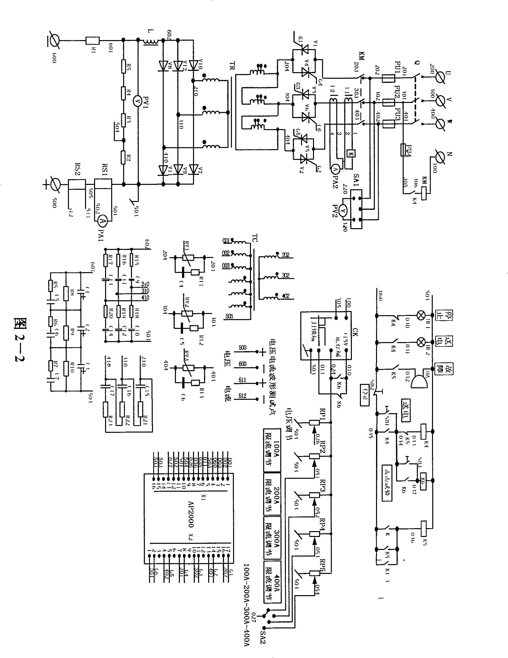 Lightning stroke test source with composite fiber overhead earth wire