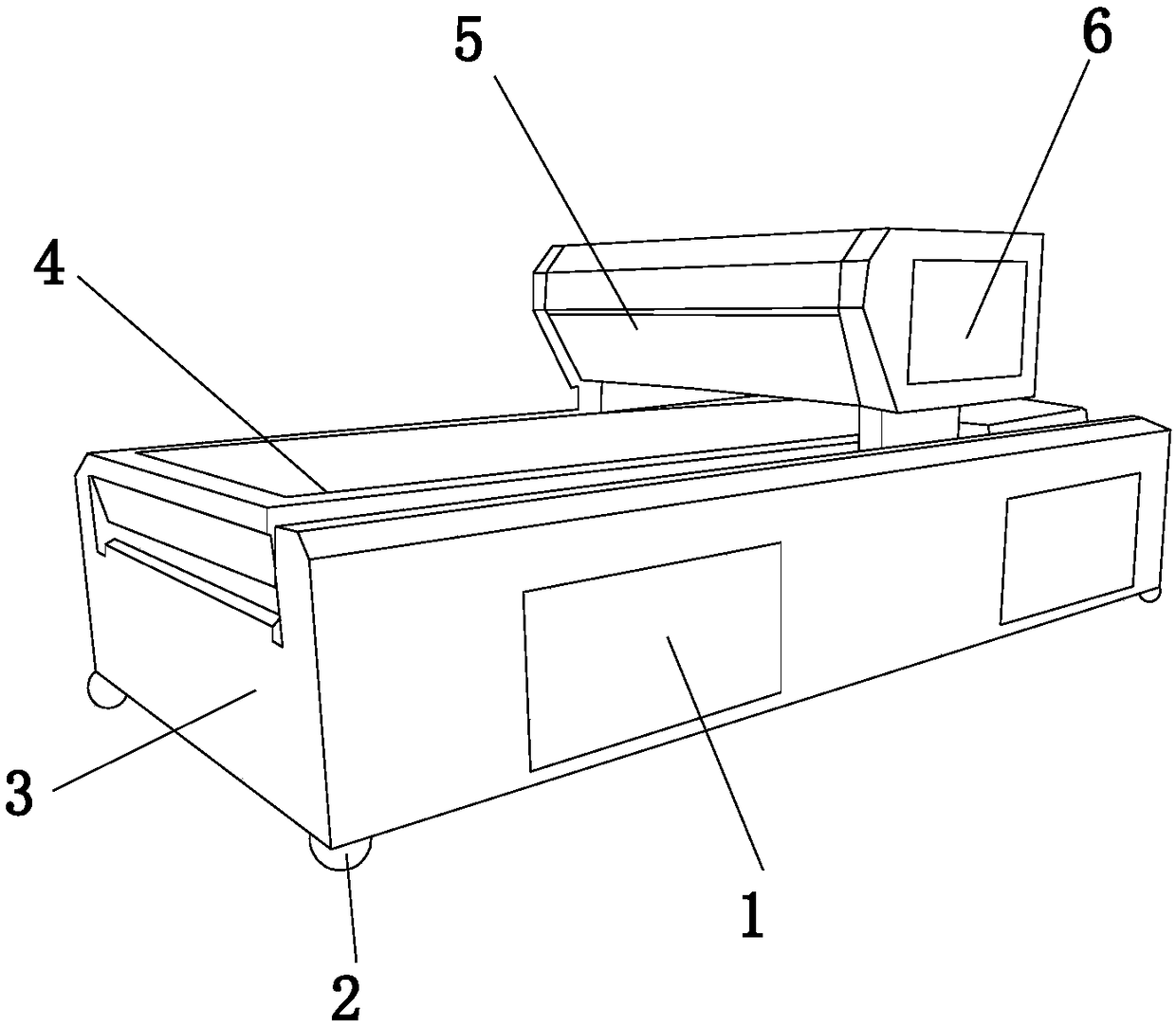 Positioning cutting device for bridge construction