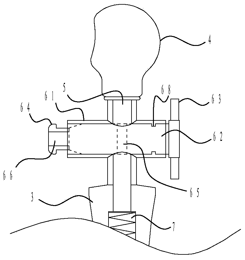 Airbag indicating and locating pneumoperitoneum needle