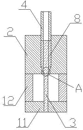 Continuous plastic processing forming die of magnesium alloy sectional material and forming method