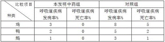Traditional Chinese medicine composition for improving immunity of livestock and poultry and application thereof