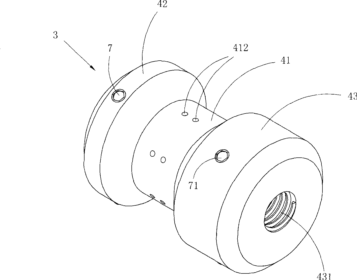 Shield-arc welding device with aerating device inside tube