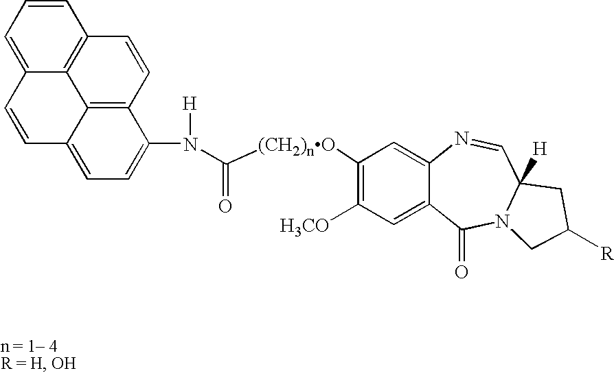 Pyrene-linked pyrrolo[2,1-c][1,4]benzodiazepine hybrids useful as anti-cancer agents