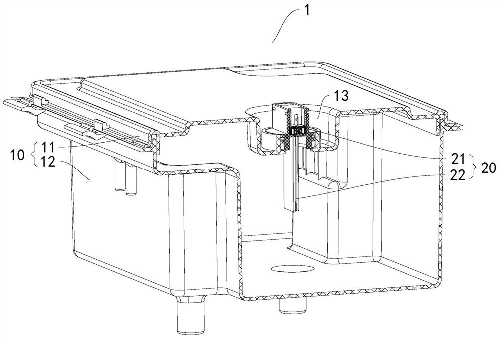 Sterilization device of water treatment equipment and water treatment equipment with sterilization device